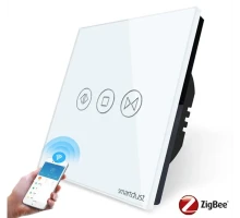 Сенсорний Zigbee вимикач штор SK-Z801C – 3 клавіші